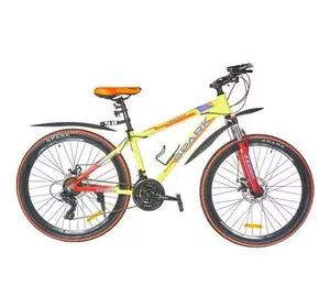 Велосипед SPARK TRACKER 15 26 неоновый желто-зеленый (колеса - 26'', алюминиевая рама - 15'')