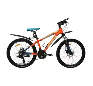 Велосипед SPARK TRACKER 13 24 оранжевый (колеса - 24'', алюминиевая рама - 13'')