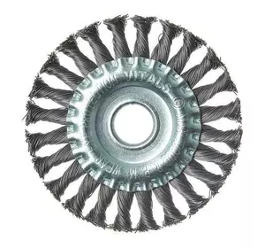 Щітка дискова Vitals плетена сталь 125×22,2 м, 0,5 мм