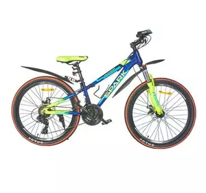 Велосипед SPARK TRACKER 11 24 перлинний темно-синій (колеса - 24'', алюминиевая рама - 11'')