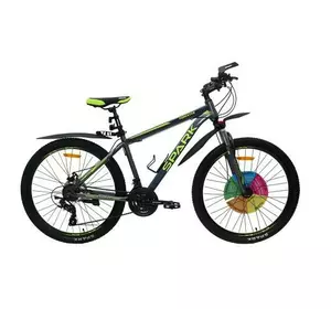 Велосипед SPARK FORESTER 17 27,5 графитовый (колеса - 27,5", стальная рама - 17")