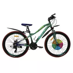 Велосипед SPARK HUNTER 14 26 милитари зеленый (колеса - 26", алюминиевая рама - 14")
