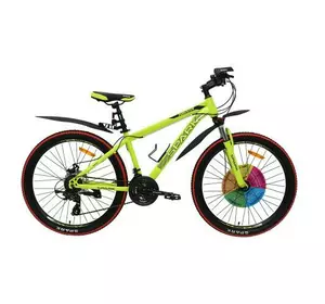 Велосипед SPARK FORESTER 15 26 желто-зеленый (колеса - 26", стальная рама - 15")