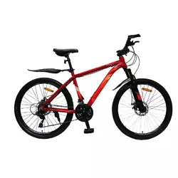 Велосипед SPARK TRACKER 26-AL-18-AM-D (Червоний з жовтогарячим)