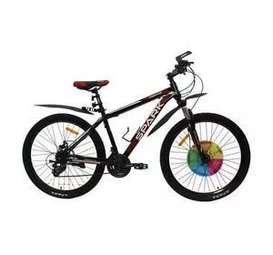 Велосипед SPARK FORESTER 17 27,5 неоновый красный (колеса - 27,5", стальная рама - 17")