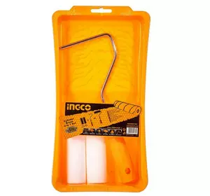 Набір Валик 100 мм з ванночкою 4 предмети INGCO Набір Валик 100 мм з ванночкою 4 предмети INGCO