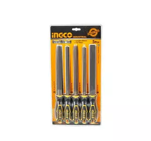 Набір напилків 200 мм 5 шт. INGCO Набір напилків 200 мм 5 шт. INGCO