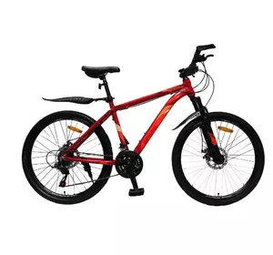 Велосипед SPARK TRACKER 26-AL-18-AM-D (Красный с оранжевым) Велосипед SPARK TRACKER 26-AL-18-AM-D (Красный с оранжевым)