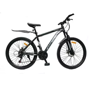 Велосипед SPARK TRACKER 26-AL-18-AM-D (Черный с серым) Велосипед SPARK TRACKER 26-AL-18-AM-D (Черный с серым)