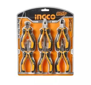 Набір шарнірно-губцевого інструменту міні 6 предметів Super Select INGCO