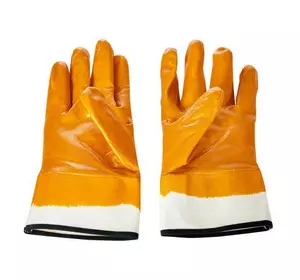 Рукавички масло-бензостійкі нітрилове покриття манжет крага, XL INGCO Рукавички масло-бензостійкі нітрилове покриття манжет крага, XL INGCO