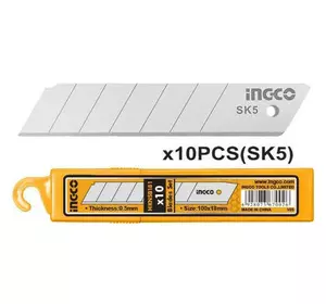 Леза для ножів сегментні 10 шт. INGCO Леза для ножів сегментні 10 шт. INGCO