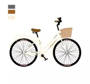 Велосипед SPARK CITY RETRO (колеса - 26", стальная рама - 17") Велосипед SPARK CITY RETRO (колеса - 26", стальная рама - 17")