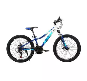 Велосипед SPARK WAVE JR. (колеса - 24", сталева рама - 12") темно-синій із сірим Велосипед SPARK WAVE JR. (колеса - 24", сталева рама - 12") темно-синій із сірим