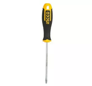 Викрутка плоска S2 4х100 мм INGCO INDUSTRIAL Викрутка плоска S2 4х100 мм INGCO INDUSTRIAL