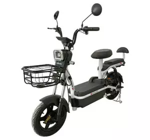 Велосипед с электродвигателем SPARK CITY 14" 48V/500W/20Ah Черный Велосипед с электродвигателем SPARK CITY 14" 48V/500W/20Ah Черный
