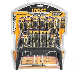 Набір викруток, 14 шт. INGCO Super Select Набір викруток, 14 шт. INGCO Super Select