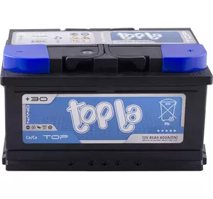 Аккумулятор Topla 85 Ah/12V TOP Euro (0) 800 (EN) 315х175х175