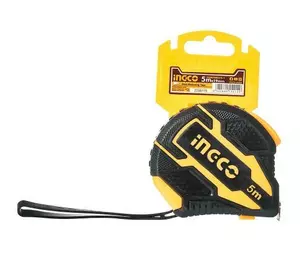 Рулетка 5 м х 19 мм автостоп INGCO Рулетка 5 м х 19 мм автостоп INGCO