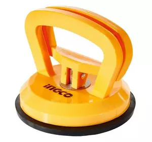 Присоски для скла, одинарна Ø 115 мм, пластикова 25 кг INGCO Присоски для скла, одинарна Ø 115 мм, пластикова 25 кг INGCO