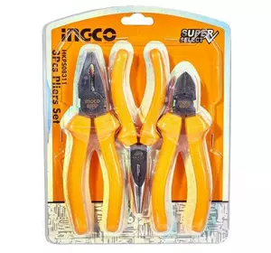 Набір шарнірно-губцевого інструменту, 3 предмети INGCO Super Select Набір шарнірно-губцевого інструменту, 3 предмети INGCO Super Select