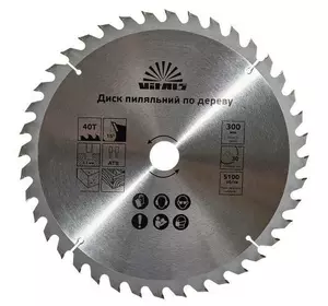 Диск пиляльний Vitals по дереву 300x30/25.4, ATB 40 Диск пиляльний Vitals по дереву 300x30/25.4, ATB 40