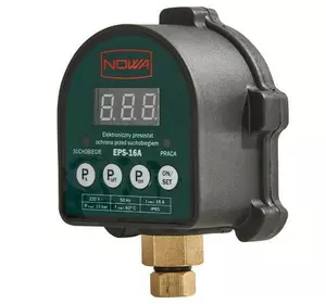 Електронне реле тиску з захистом від сухого ходу NOWA EPS-16A Електронне реле тиску з захистом від сухого ходу NOWA EPS-16A