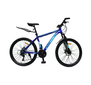 Велосипед SPARK TRACKER 26-AL-18-AM-D (Синій з блакитним)