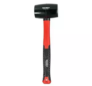 Киянка гумова 450 г чорна, фіберглас Vitals Master Киянка гумова 450 г чорна, фіберглас Vitals Master