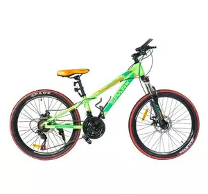 Велосипед SPARK TRACKER JUNIOR (колеса - 24", алюмінієва рама - 11") Велосипед SPARK TRACKER JUNIOR (колеса - 24", алюмінієва рама - 11")