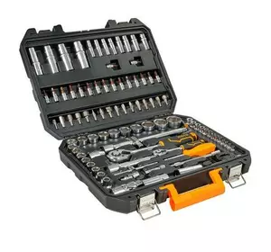 Набір головок торцевих 1/4 "і 1/2" 94 предмети INGCO INDUSTRIAL Набір головок торцевих 1/4 "і 1/2" 94 предмети INGCO INDUSTRIAL