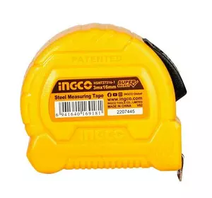 Рулетка, 3 м × 16 мм автостоп INGCO Super Select Рулетка, 3 м × 16 мм автостоп INGCO Super Select