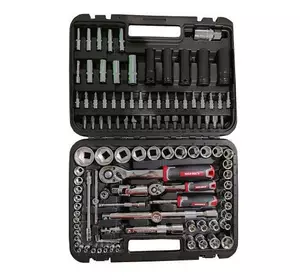 Набір головок торцевих 1/4″ та 1/2″ 111 предметів Vitals Master Impact + Superlock Набір головок торцевих 1/4″ та 1/2″ 111 предметів Vitals Master Impact + Superlock