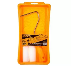 Набір Валик 100 мм з ванночкою 4 предмети INGCO Набір Валик 100 мм з ванночкою 4 предмети INGCO