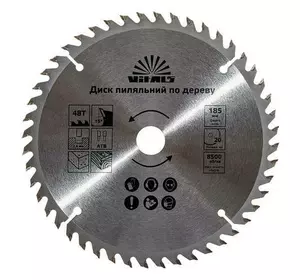 Диск пиляльний Vitals по дереву 185x20/16, ATB 48 Диск пиляльний Vitals по дереву 185x20/16, ATB 48