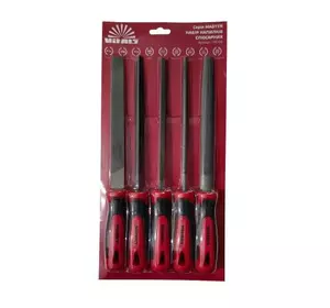 Набір напилків слюсарних 200 мм, 5 од. Vitals Master Набір напилків слюсарних 200 мм, 5 од. Vitals Master