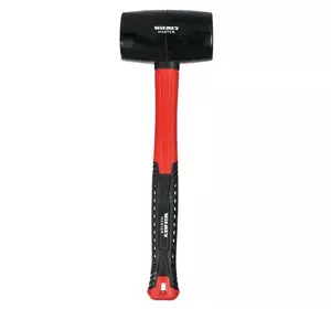 Киянка гумова 900 г чорна, фіберглас Vitals Master Киянка гумова 900 г чорна, фіберглас Vitals Master