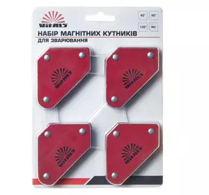 Набір магнітних кутників для зварювання Стріла Vitals WMS 4шт Набір магнітних кутників для зварювання Стріла Vitals WMS 4шт
