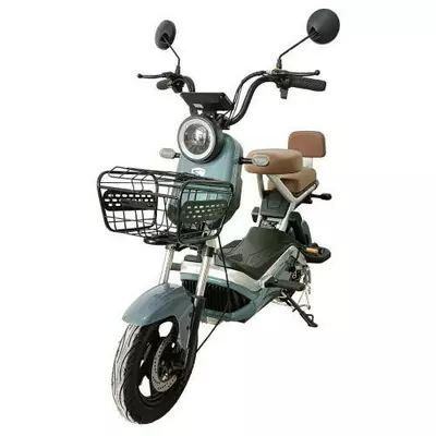 Велосипед с электродвигателем SPARK GLIDE 14" 60V/500W/20Ah Зеленый шалфей