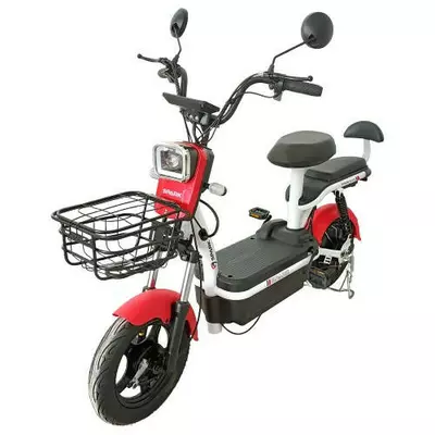 Велосипед с электродвигателем SPARK CITY 14" 48V/500W/20Ah Красный